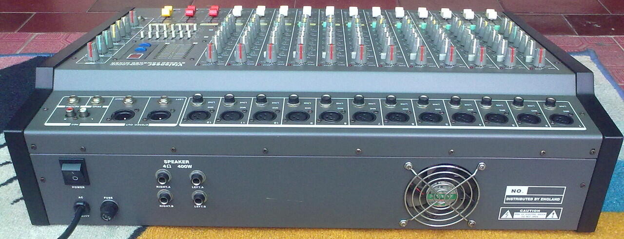 Power Mixer Visioneer 12 CH Full/Effect Vocal