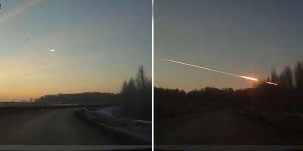 Meteor Jatuh di Negara Russia