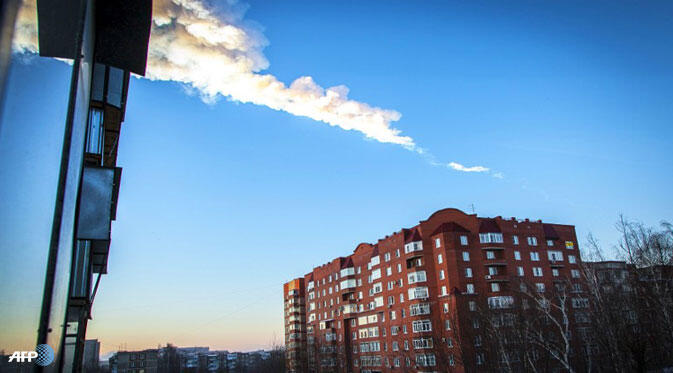 Meteor Jatuh di Negara Russia