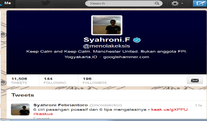 &#91;HOT&#93;Mau Akun Twitter Jadi Verified Account ? Masuk Gan !!