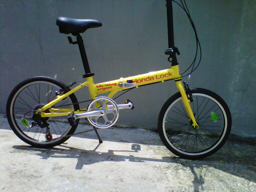 Terjual Sepeda Lipat Seli Folding Bike Colony Origami Edisi Sepeda Lipat Seli Folding Bike Colony Origami Edisi Honda