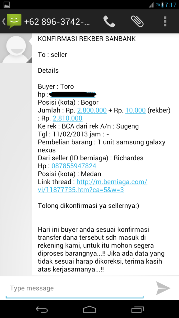 &#91;Real Story} Buyer dan Seller Wajib Masuk