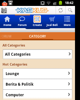 Kaskus di HP (Android)