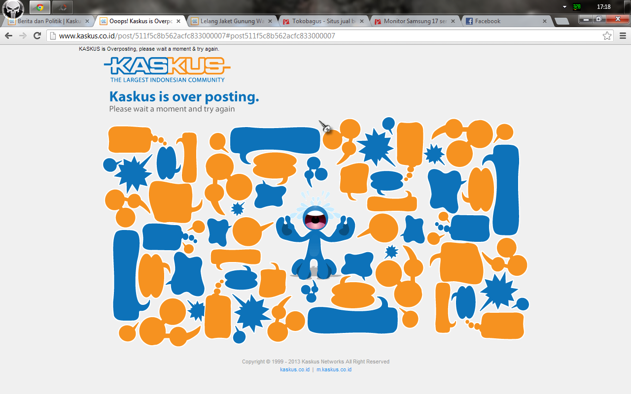 kaskus over posting??? ada yg bisa jawab?