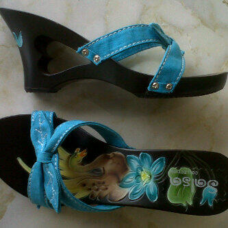 Sendal Kelom Cantik Handmade....