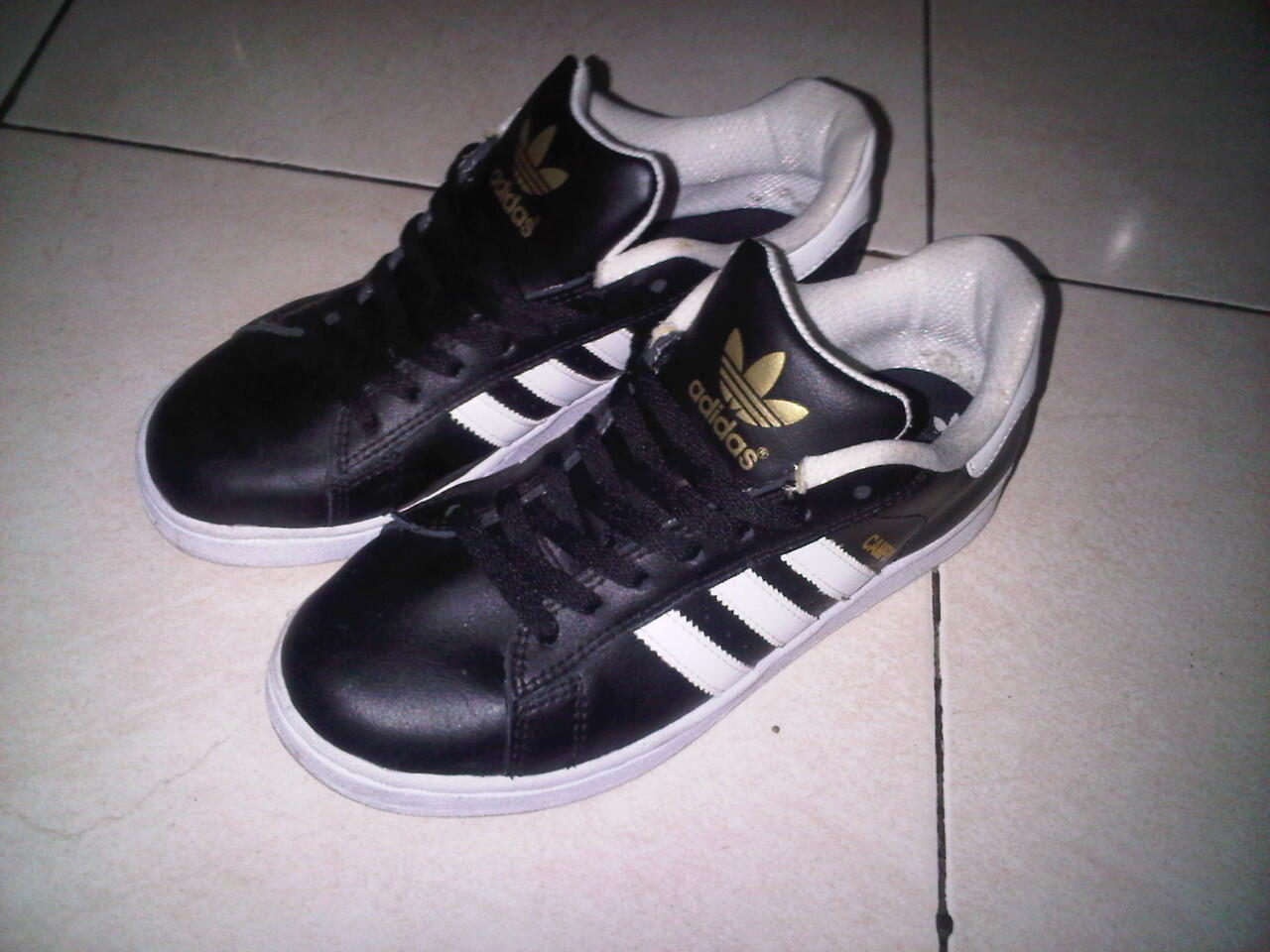 Adidas Campus Black Leather