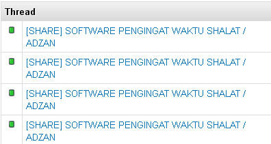 &#91;SHARE&#93; SOFTWARE PENGINGAT WAKTU SHALAT / ADZAN