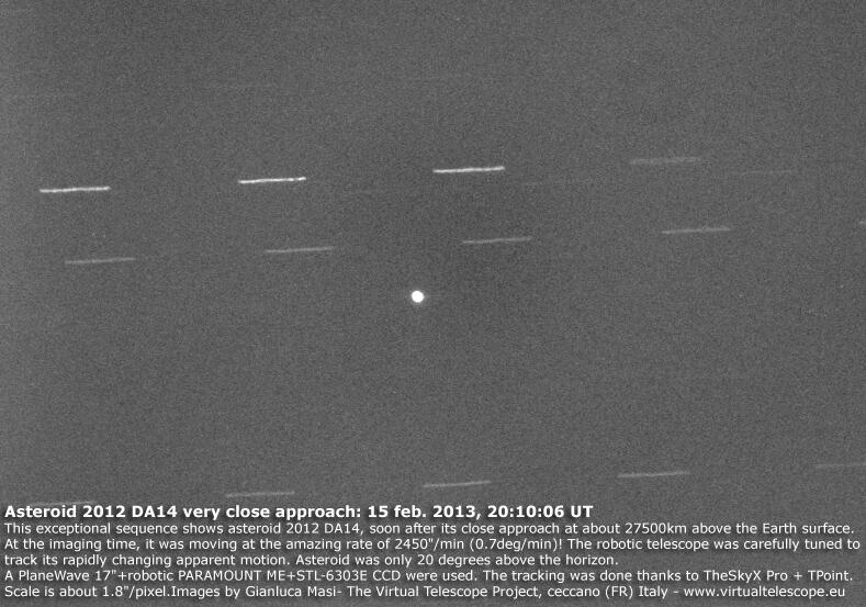 Video Asteroid 2012 DA14 16 Februari 2013
