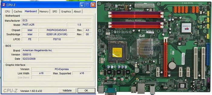 Terjual Mobo ECS P45T-A2R Procie Intel Core2Duo E8400 