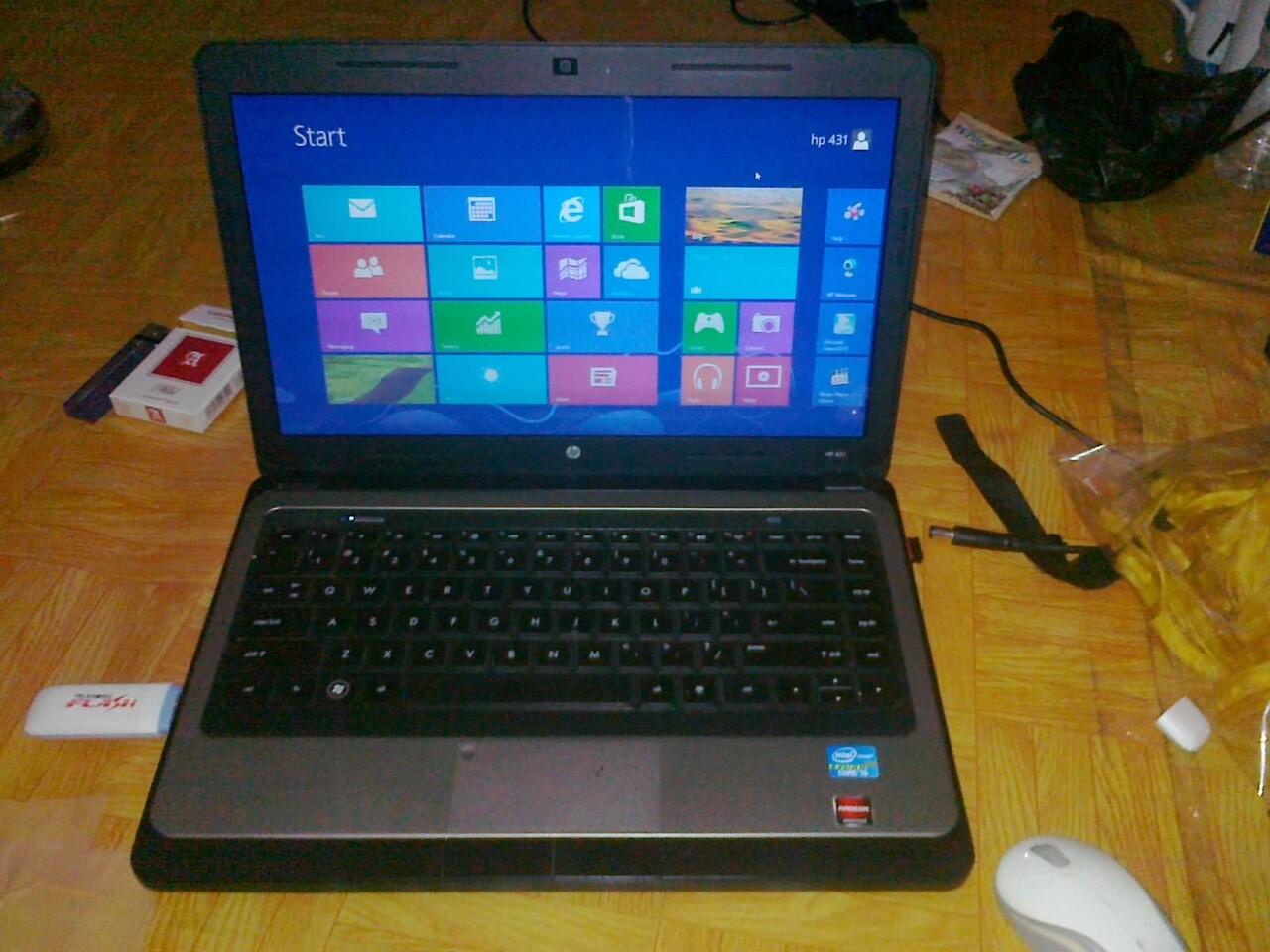 HP 431 / Core i5-2430m / 2GB ram / 640GB HDD / VGA ATi 1GB