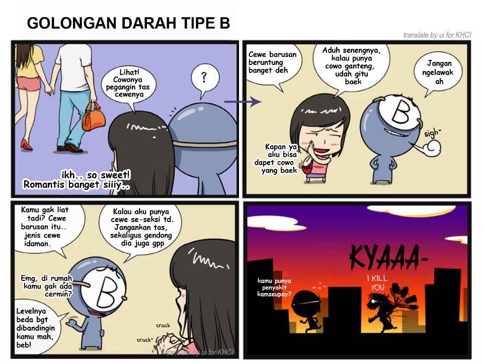 &#91;Komik Strip&#93; Karakteristik Menurut Golongan Darah