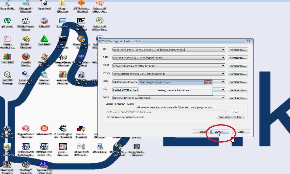 CARA MENGINSTAL EMULATOR PS2 (PCSX2 1.0.0) DI PC/LEPI