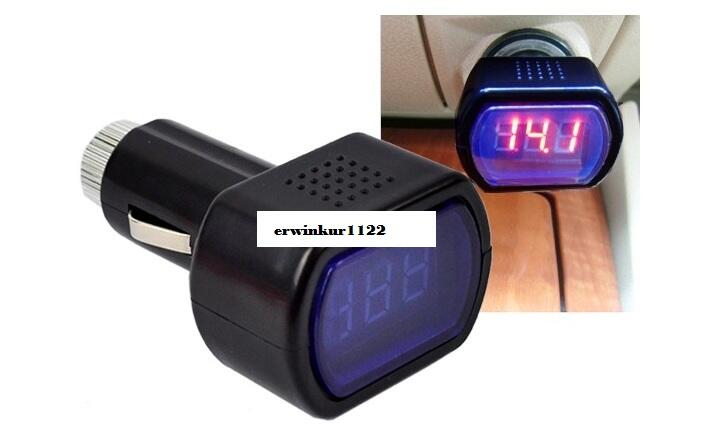 Car Battery Voltage Meter untuk Aki Mobil
