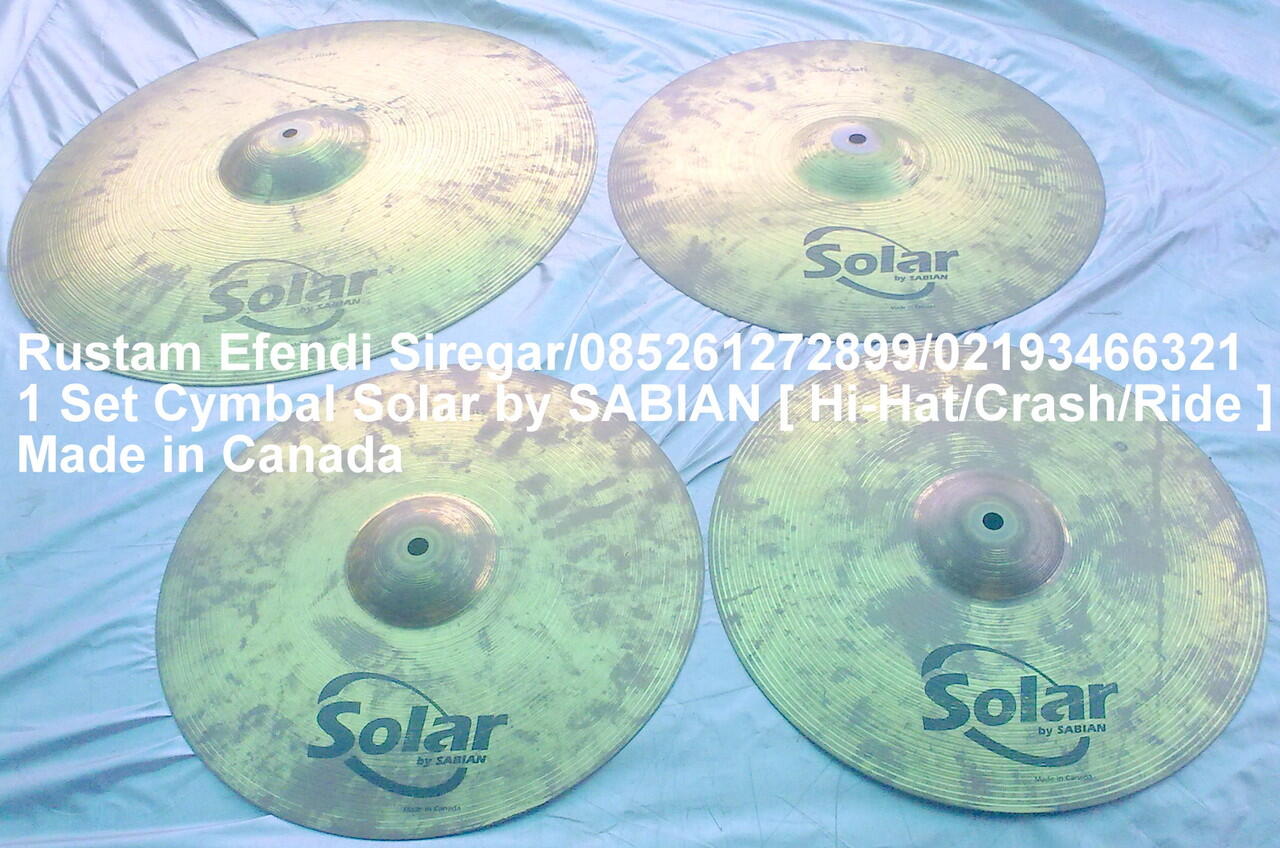 set cymbal Solar By SABIAN
