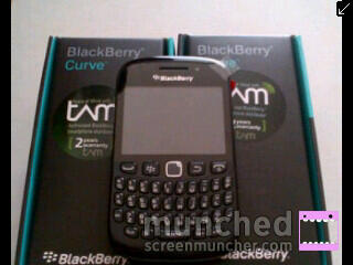 Blackberry Curve Davis 9220 White and Black Murah