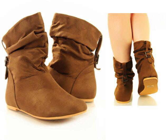 SAND SUEDE BOOTS