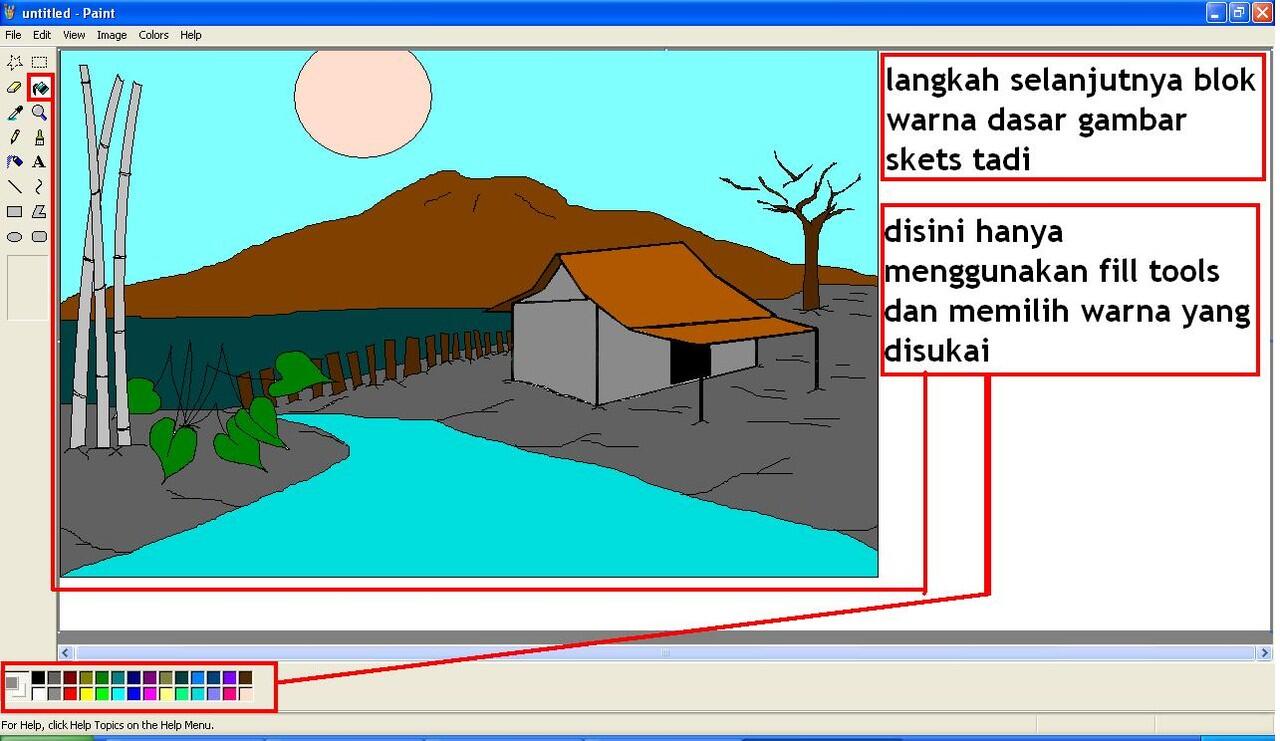 hasil kerja keras ane menggambar lewat ms.paint yang sangat dihargai di kaskus :)