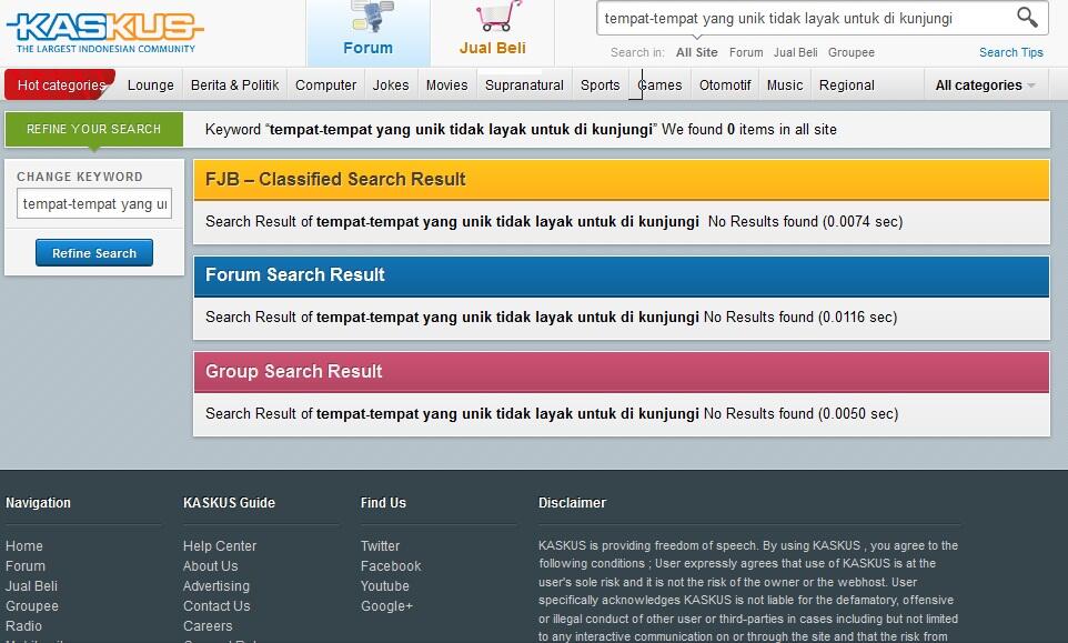 tempat-tempat unik yang tidak layak untuk di kunjungi