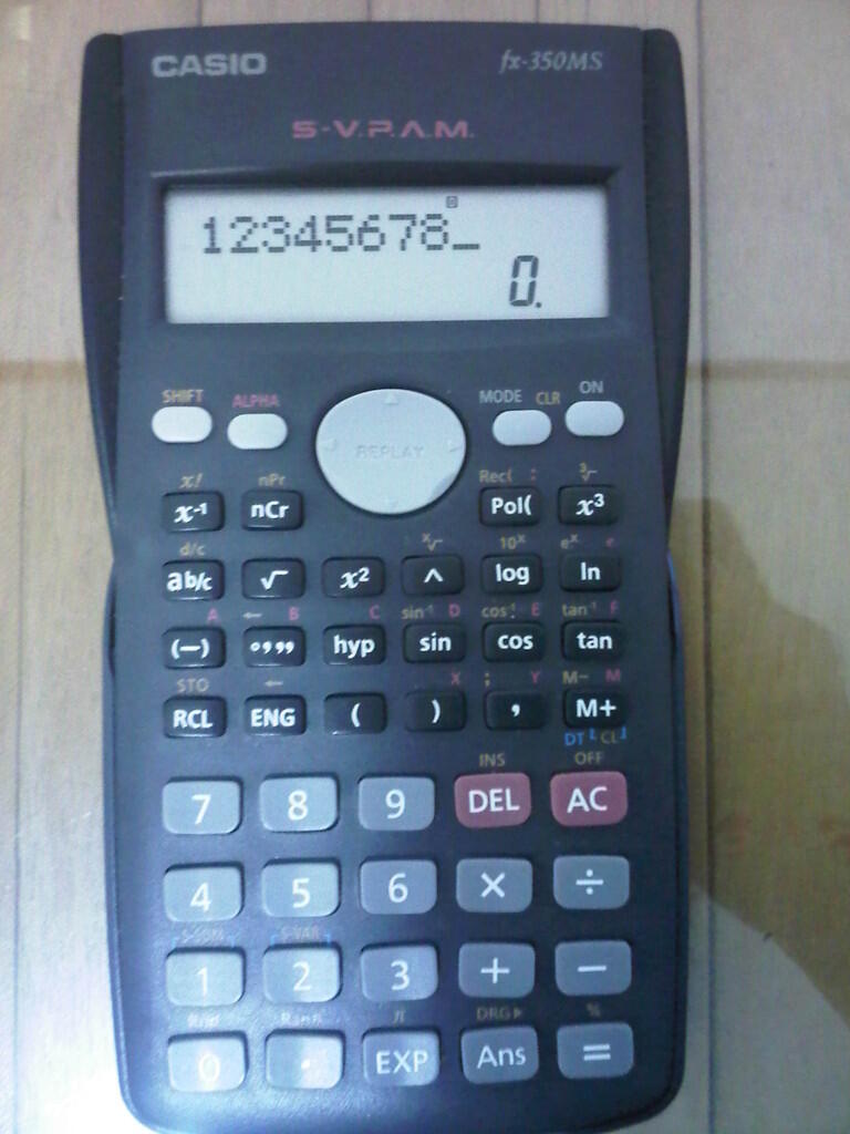 Terjual Kalkulator CASIO  fx 350ms KASKUS