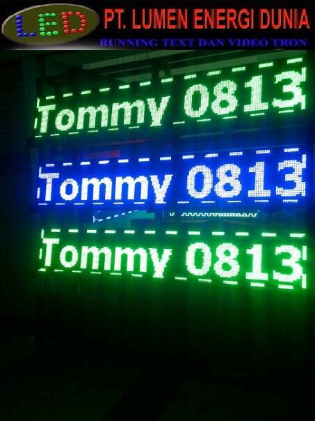 Promosi Running text & Videotron & Name tag ( LED )