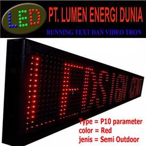 Promosi Running text & Videotron & Name tag ( LED )