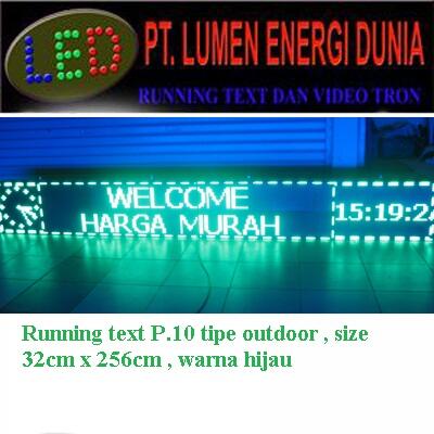 Promosi Running text & Videotron & Name tag ( LED )