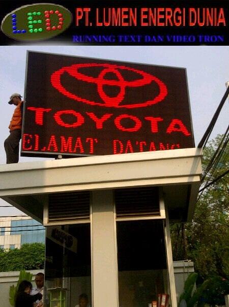 Promosi Running text & Videotron & Name tag ( LED )