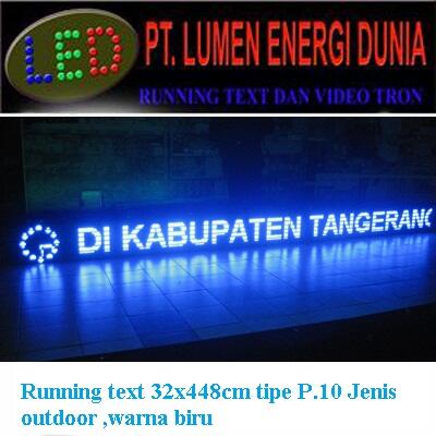 Promosi Running text & Videotron & Name tag ( LED )