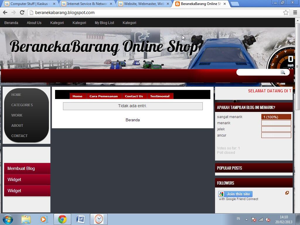 &#91;ASK&#93; gan bantu ane selesaiin online shop 