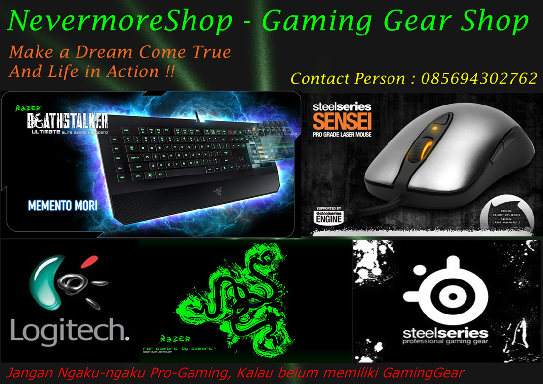 Terjual Nevermore Shop RAZER PRODUCT Mouse Keyboard Mousepad