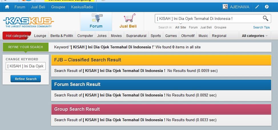 &#91; KISAH &#93; Ini Dia Ojek Termahal Di Indonesia !