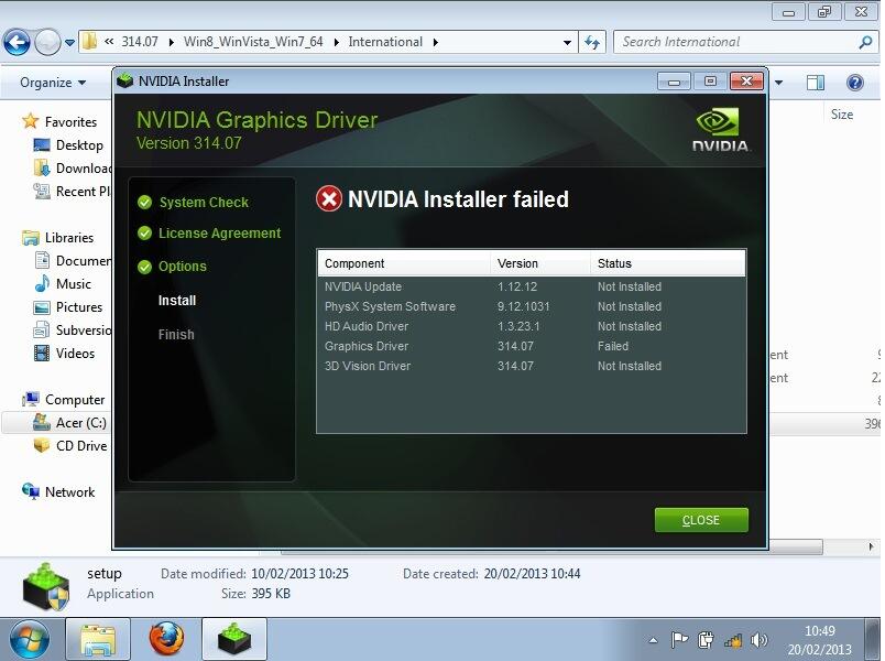 Help About NVIDIA Driver