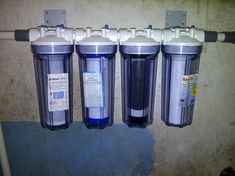 Terjual perlengkapan housing/cartridge filter air/water 