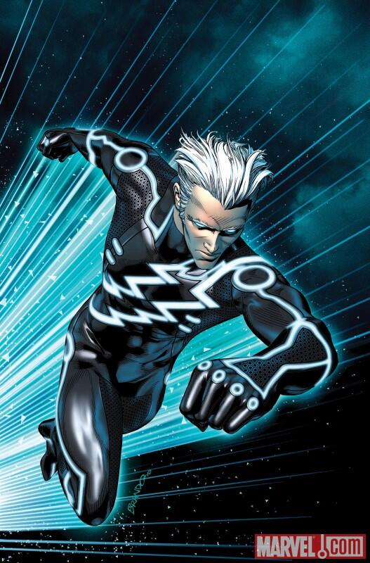 Karakter Marvel dengan gaya TRON