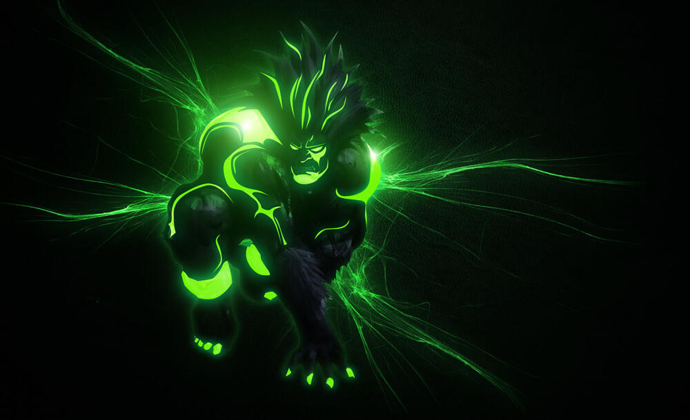 Karakter Marvel dengan gaya TRON