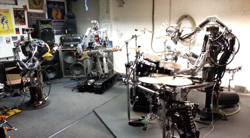 COMPRESSORHEAD: Robotic Heavy Metal Band (Video)