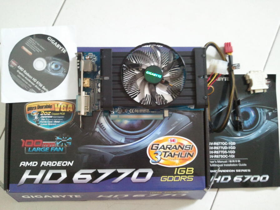 Gigabyte HD 6770 (Surabaya) JOSS !! garansi 3 thn!!