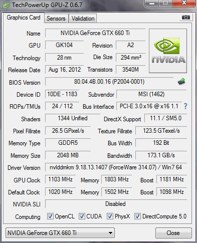 VGA&#93; Review MSI GTX 660ti PE with Maximum Triple Overvoltage 