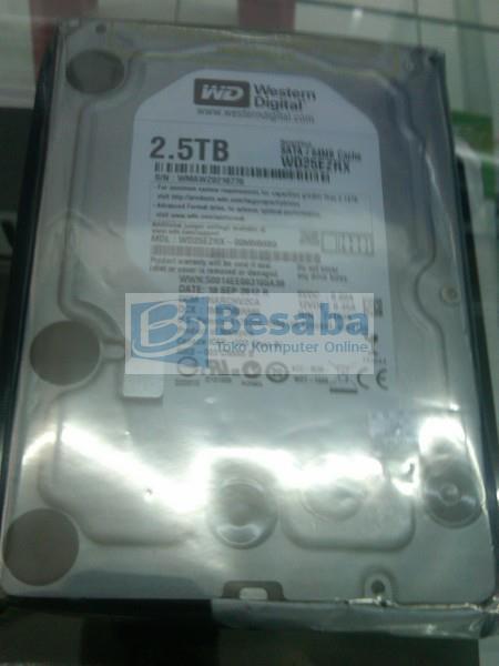 Harddisk 2,5 TB 3,5" WD WD25EZRX