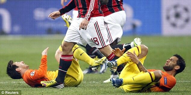 AC Milan vs Barcelona 2-0 Hasil Liga Champion 2013