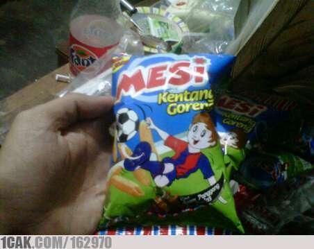 agan mau seperti messi, meski makan ini...