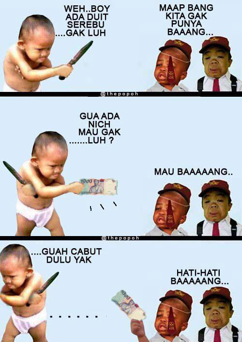 Preman Cilik Nyoba Malak Gan :D