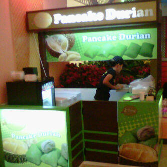 Pancake Durian d'Time Sekarang melayani Antaran Area Bandung
