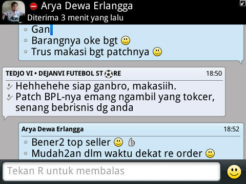 TESTIMONIAL FUTEBOLSTORE DEPOK OFFICIAL
