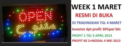 FX SUB NUSANTARA I, TRADING PROFIT 30% PER BULAN Di Jamin