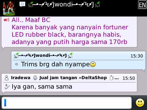 DeltaWatch Menjual Berbagai Merk Jam Tangan - Testimonial