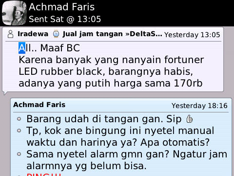 DeltaWatch Menjual Berbagai Merk Jam Tangan - Testimonial