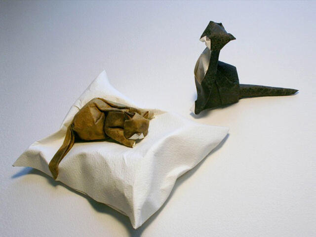 Origami Unik, Belum Pernah Diliat Sebelumnya