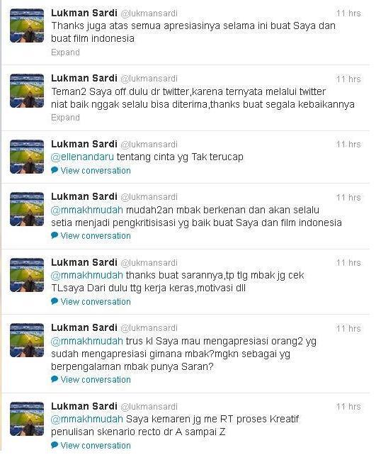 Setelah Inna Kamarie, Lukman Sardi Off dari Twitter karena beda pendapat !!!!