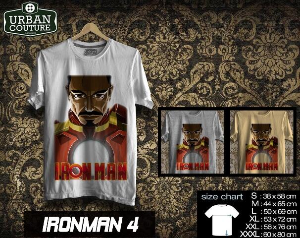 T-SHIRT KAOS DISRO SUPERHEROES (X-MAN SUPERMAN SPIDERMAN BATMAN IRONMAN ) READY STOCK